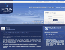 Tablet Screenshot of myba-econtract.com